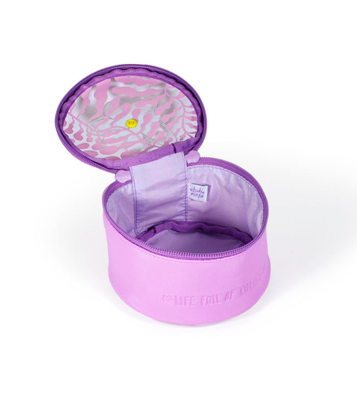 Estuche con forma de flor de burbuja