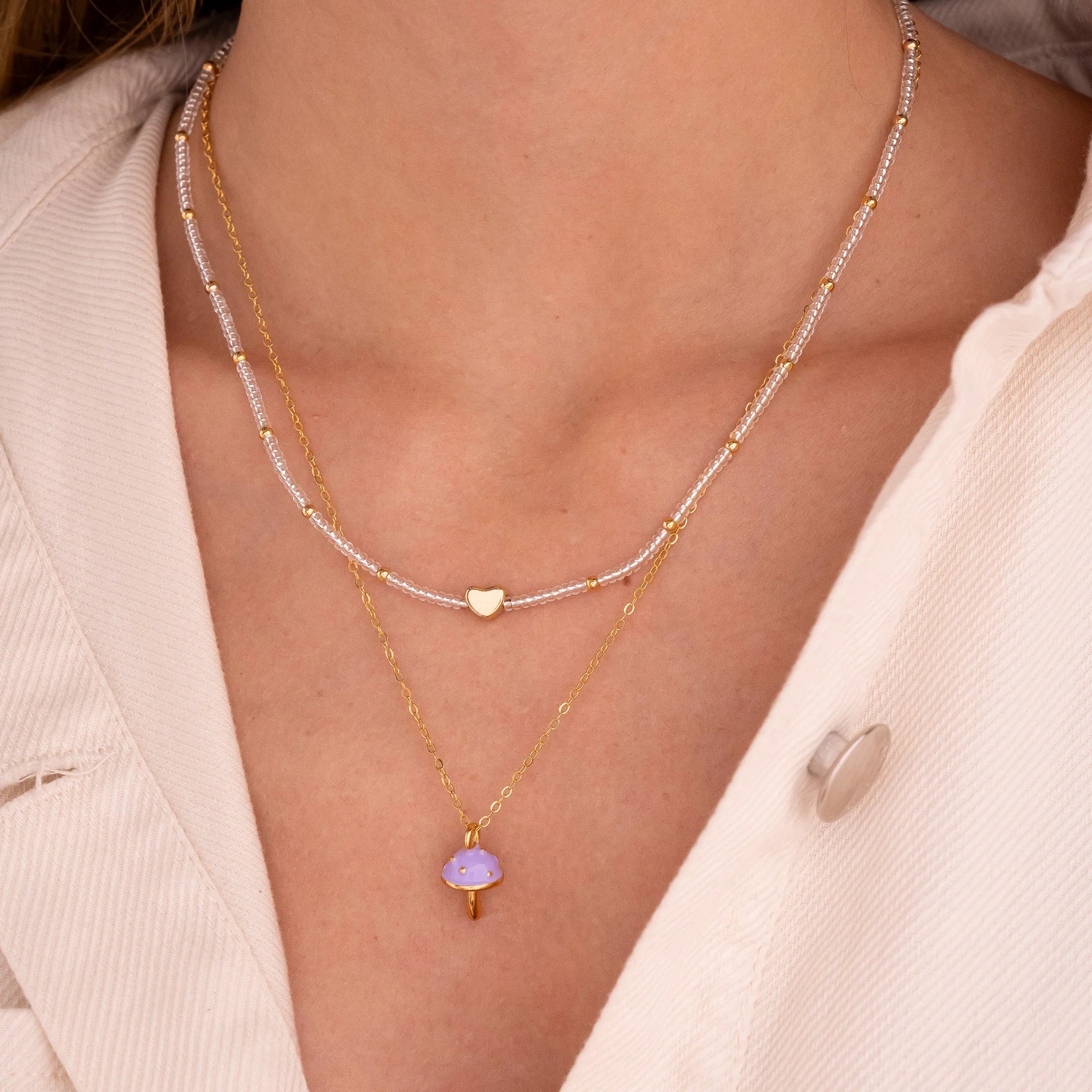 Collar + Pendientes con Charms Surtidos