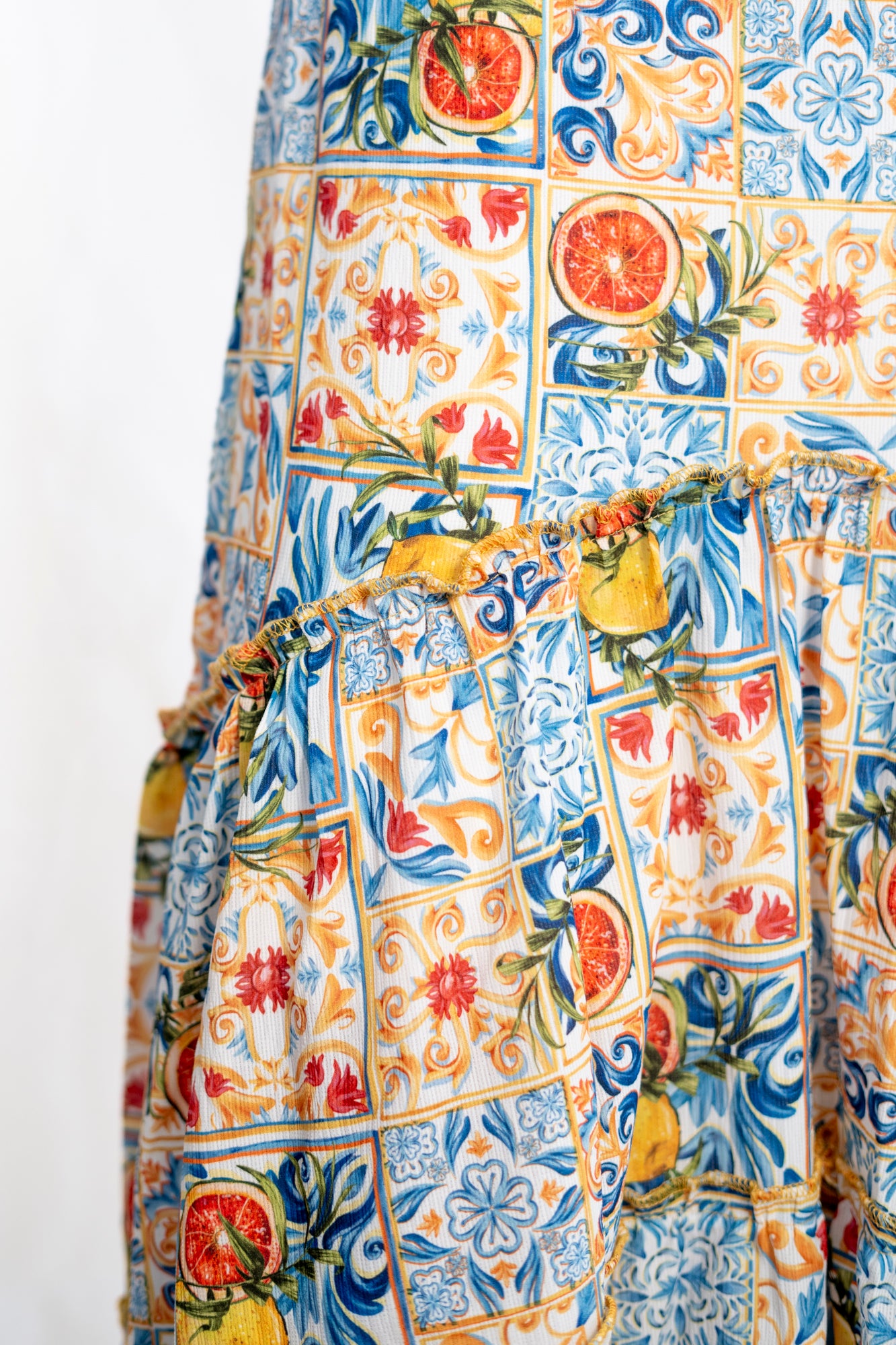 Maxi Dress Lemon print