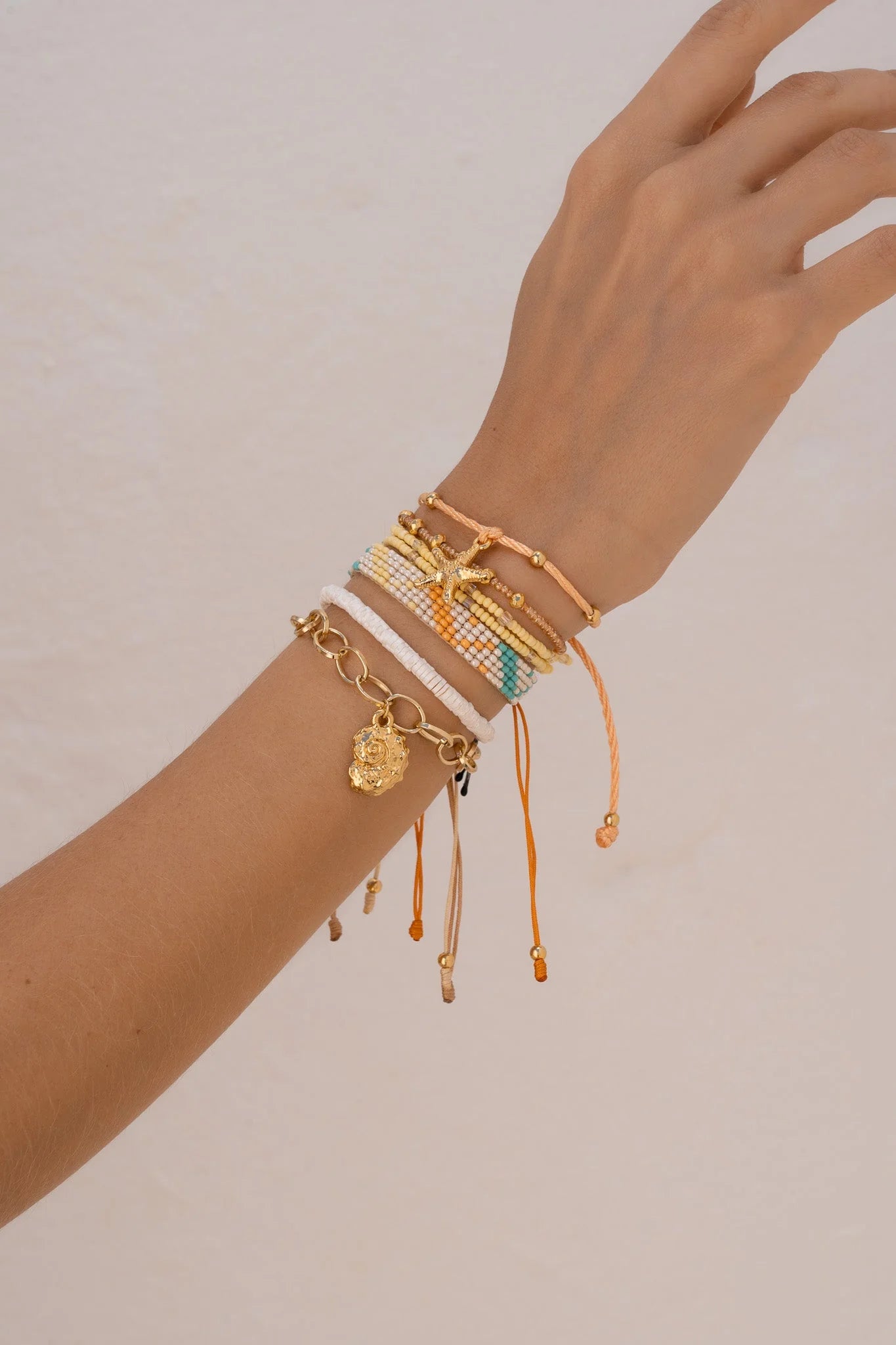 Star Charm Bracelet Set + Earrings