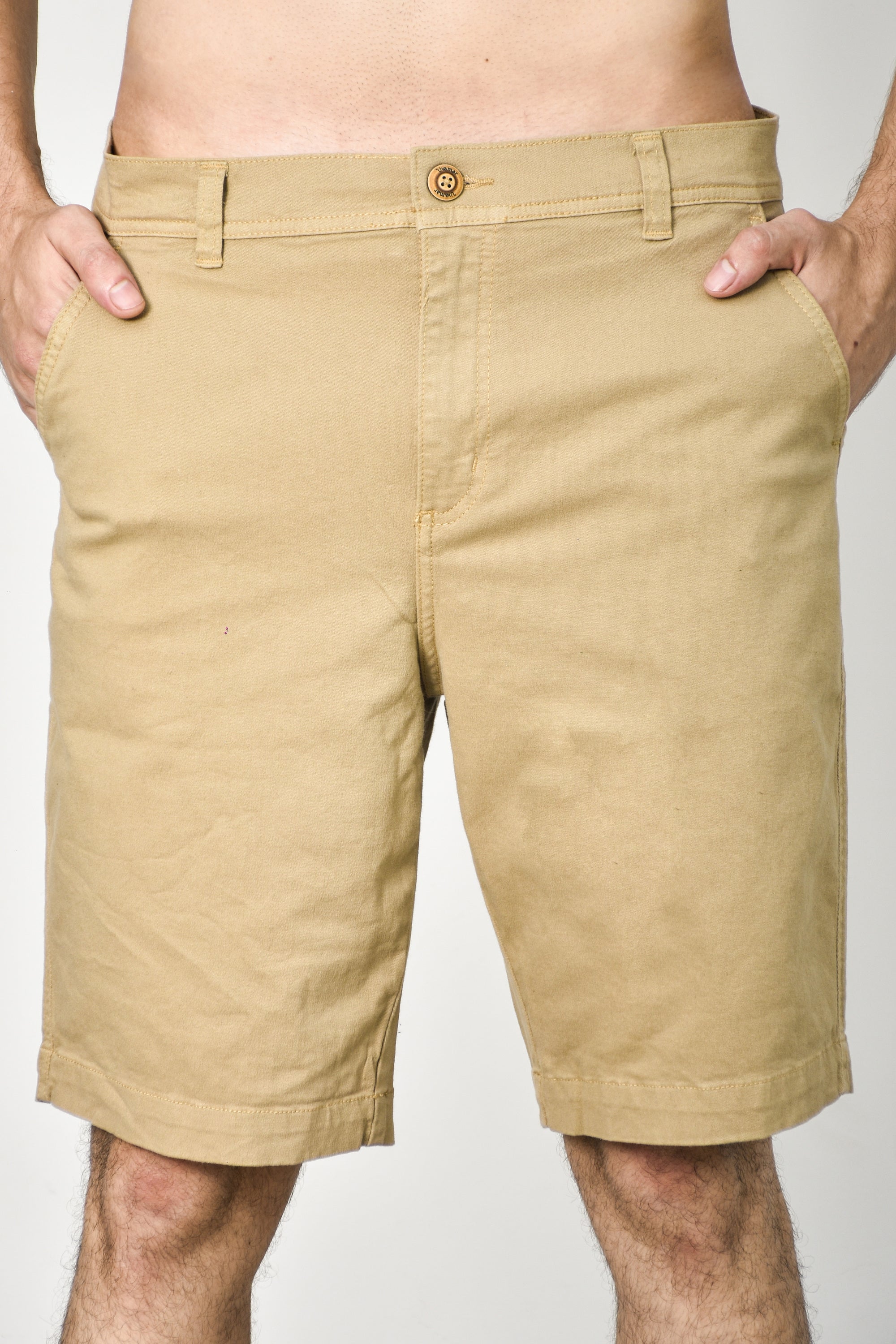 Pantalones cortos chinos - Marrón claro