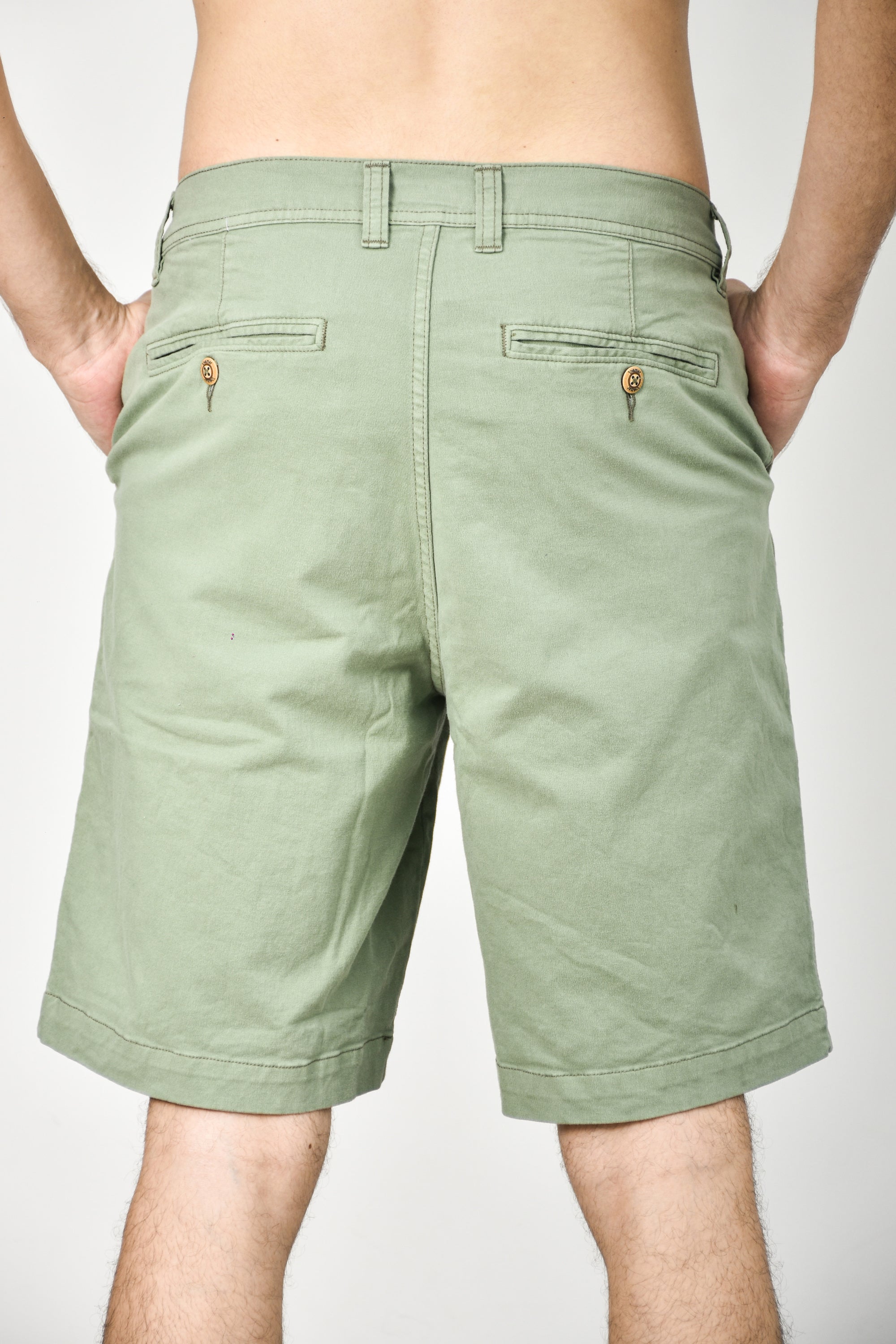 Pantalones cortos chinos - Verde