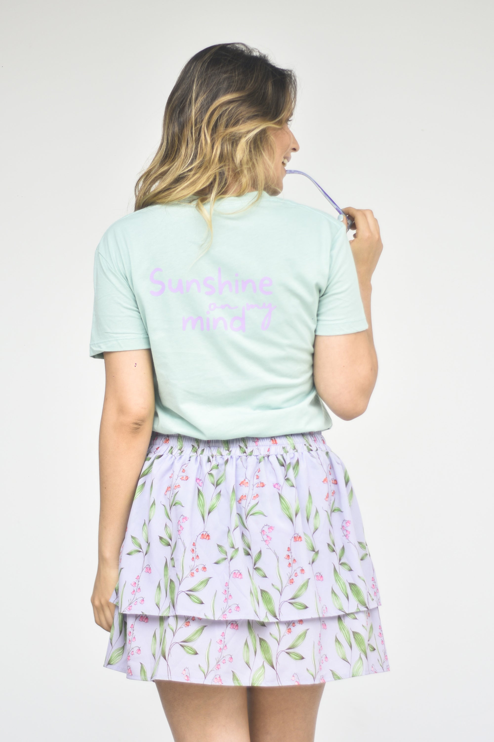 Camiseta básica Uva - Verde