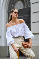 Petal Off-Shoulder