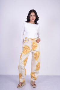 Orange pants