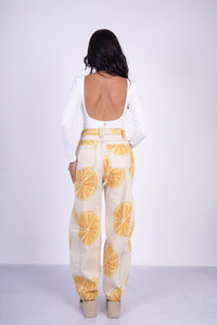 Orange pants