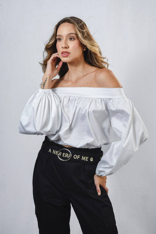 Petal Off-Shoulder