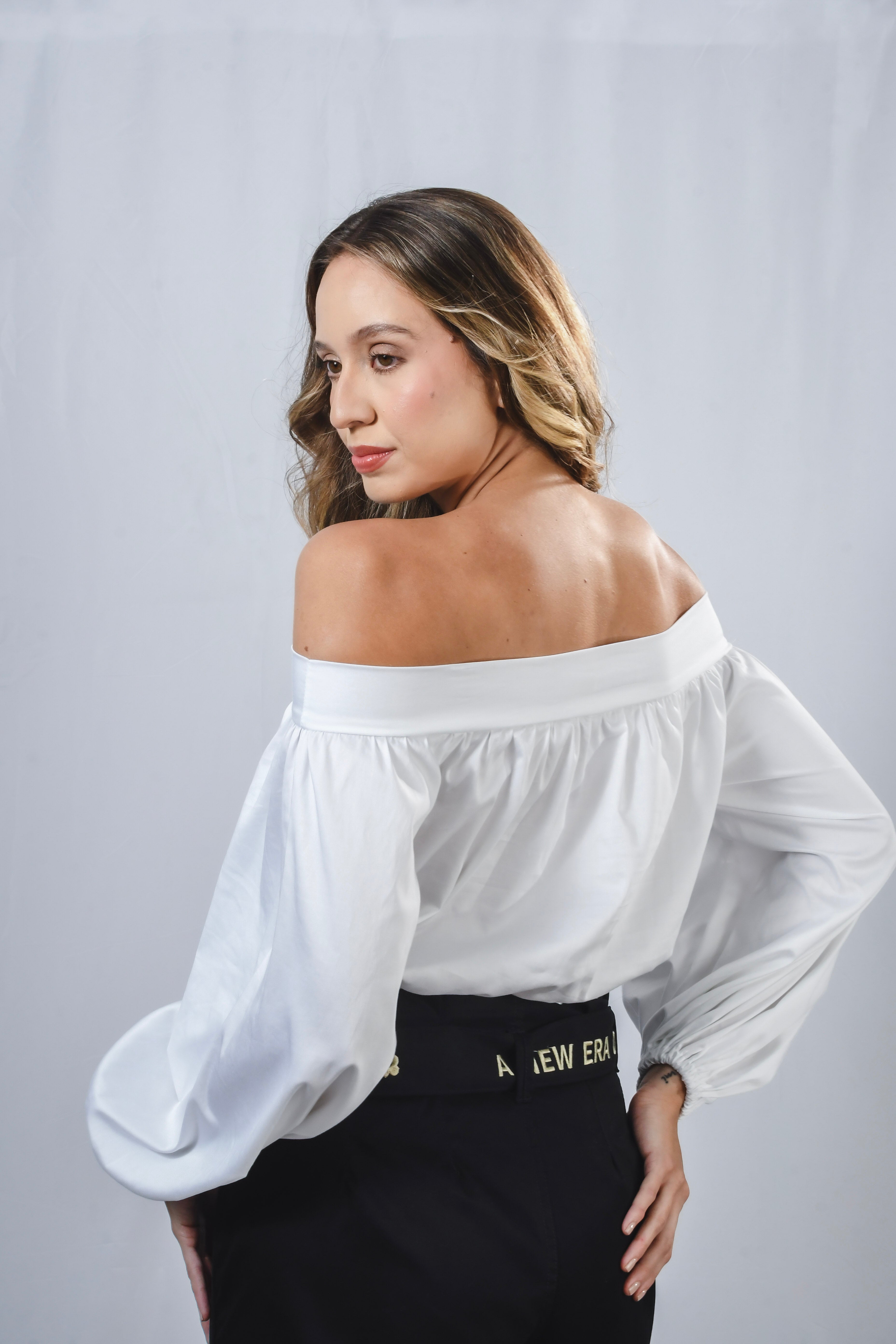 Petal Off-Shoulder