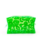 Boxy Green Cosmetic Bag