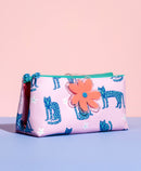 Double Compartment Cat Flower Fasci Pencil Case