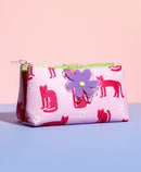 Double Compartment Cat Flower Fasci Pencil Case