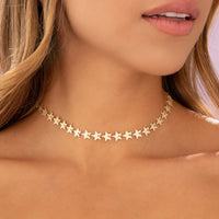 Star Choker + Earrings