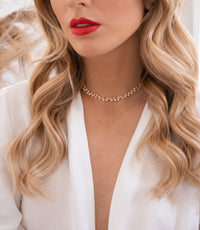 Woven Pearl Choker