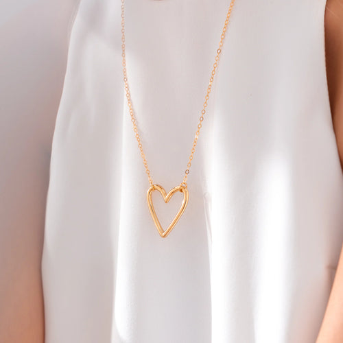 Collar maxi de corazón