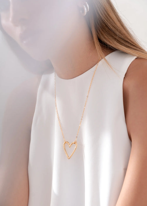 Collar maxi de corazón