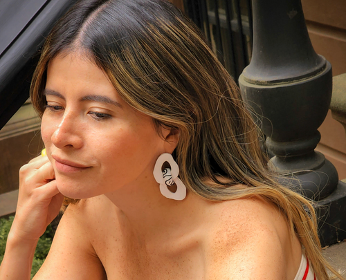 Iris earrings