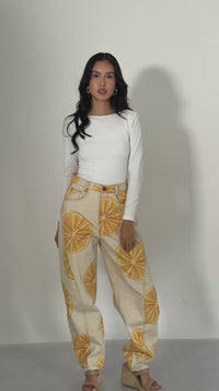 Orange pants