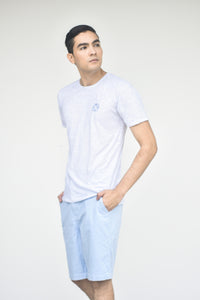 Basic Cotton Tee Shirt - Gray