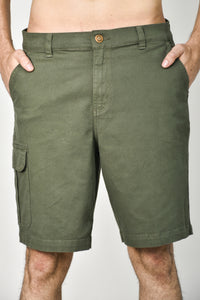 Cargo Shorts - Olive green