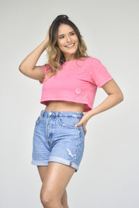 Uva Top Neon Waves - Neon Pink