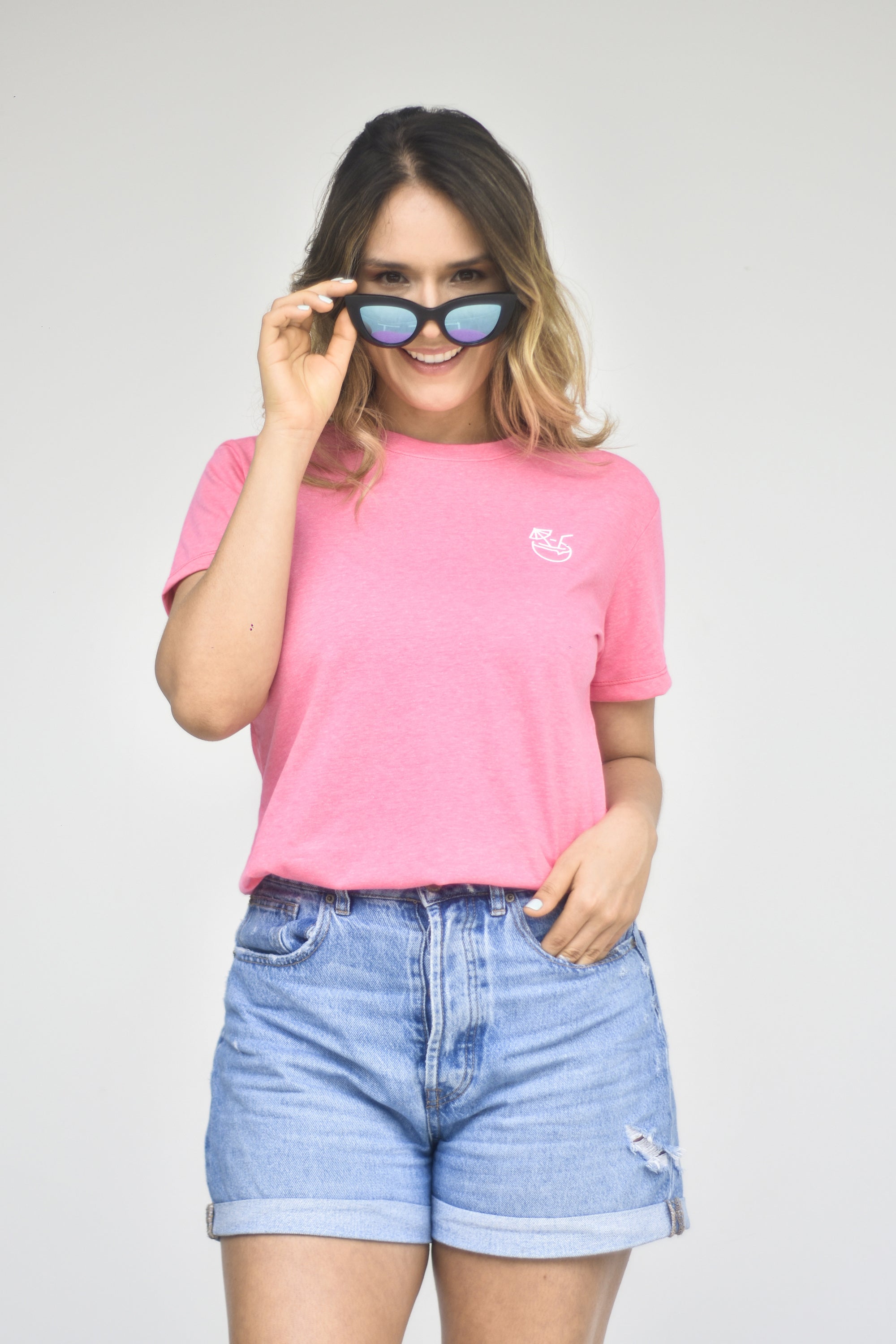 Uva Basic Tee Shirt - Neon Pink