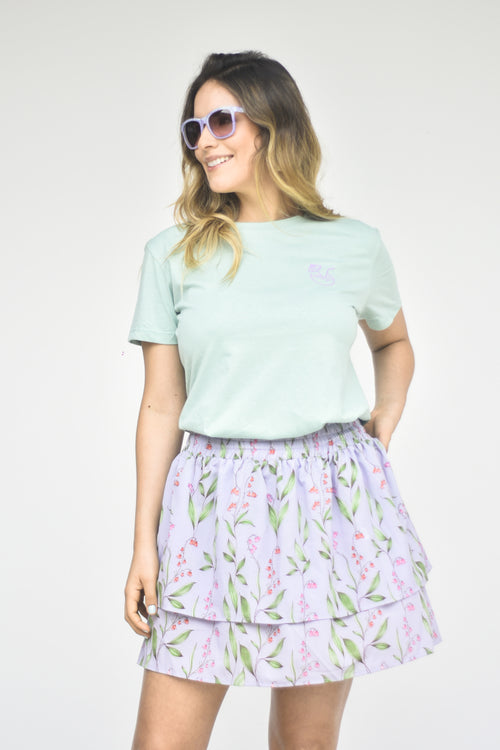 Camiseta básica Uva - Verde